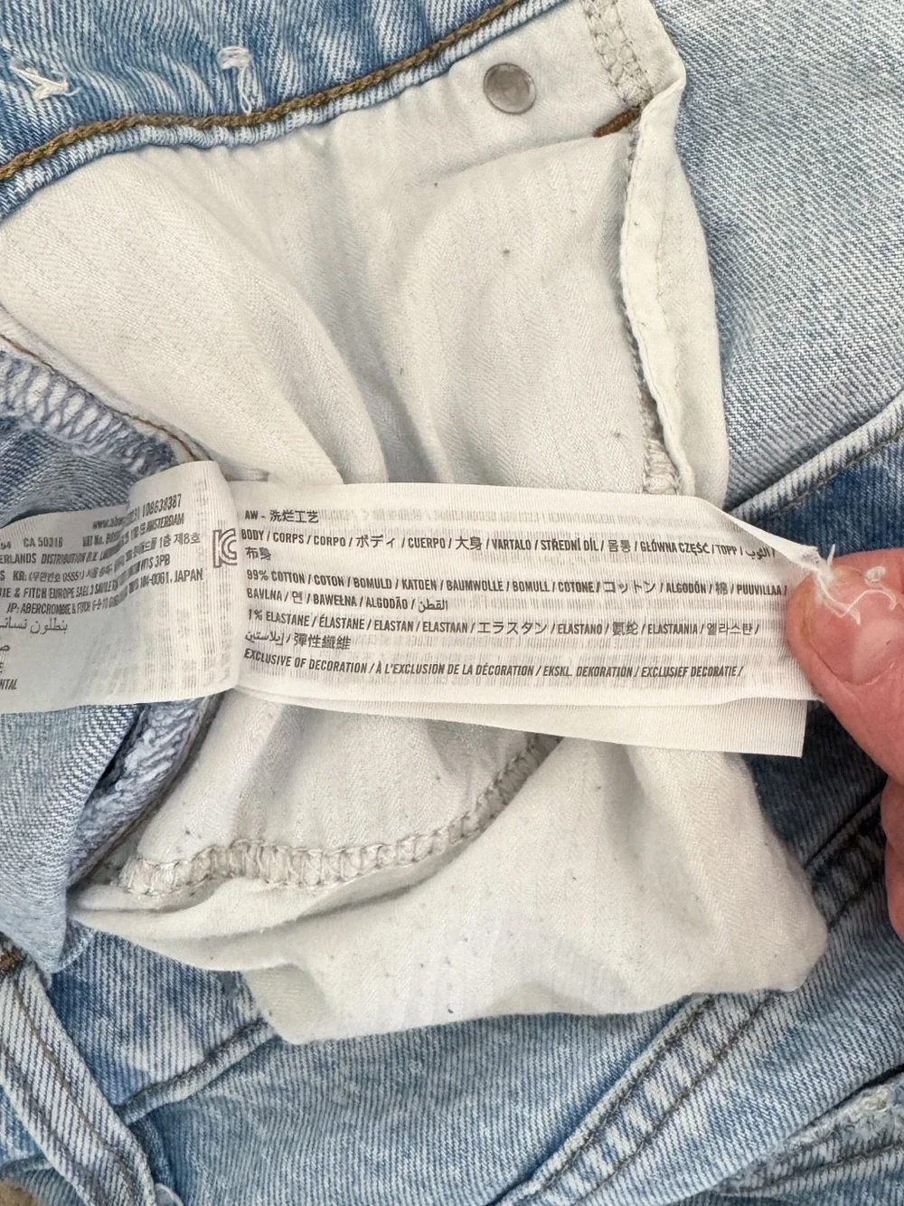 Abercrombie & Fitch Light Wash the 90s Straight Ultra High Rise Jeans 14